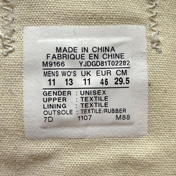 Converse All Star Unisex Black White Sanitized Canvas Sneakers Mens 11 Womens 13 - Picture 3 of 12